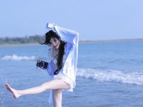 海边美女